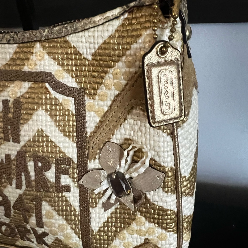 Coach × Pierre Le‑Tan Collaboration Limited-Edition Illustrated Small Bag RARE - Picture 5 of 14
